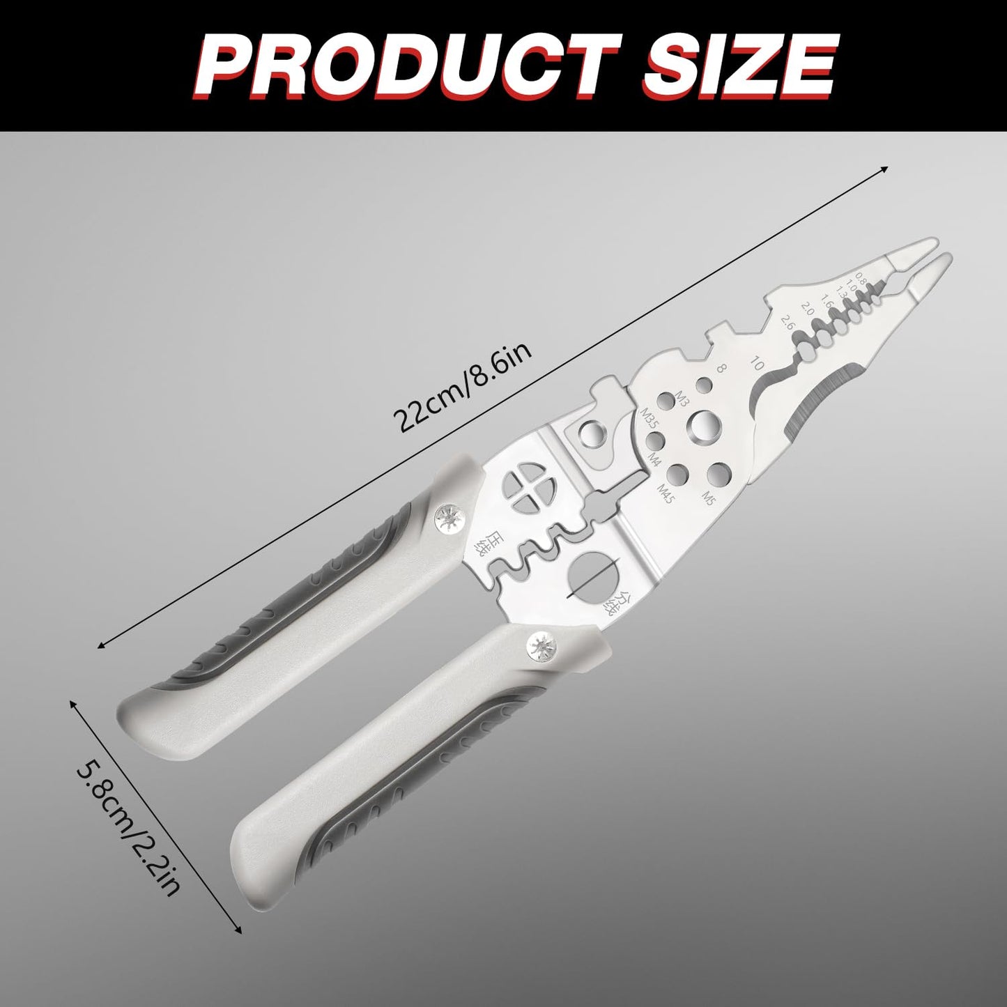 Wire stripper pliers product view