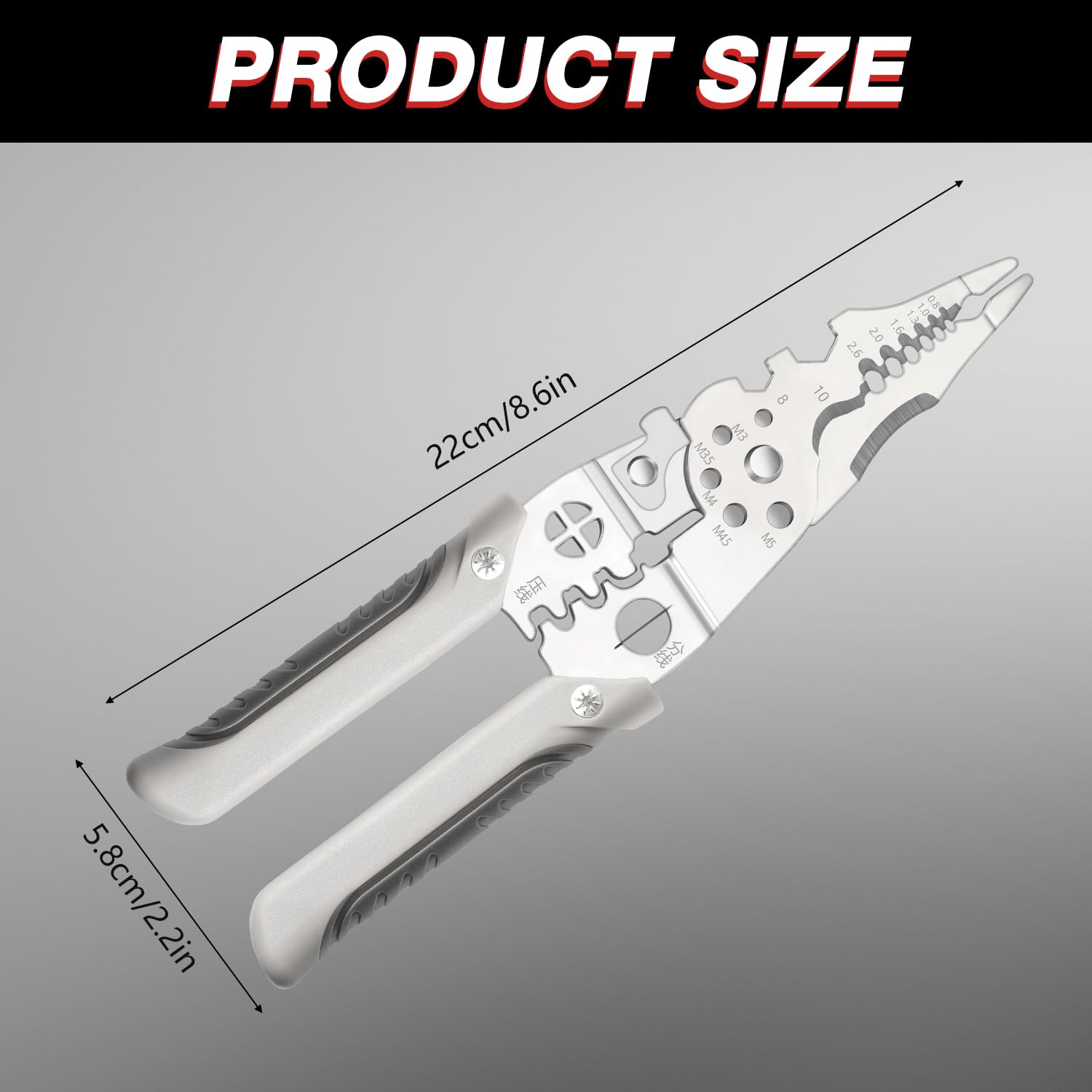 Wire stripper pliers product view