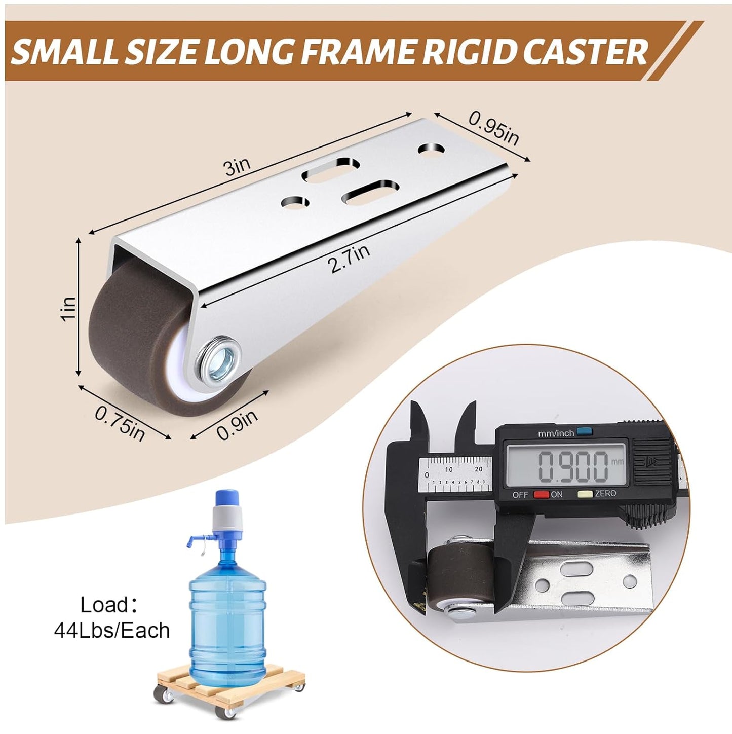 Caster wheel product view